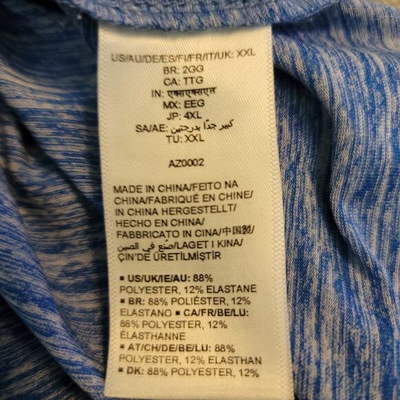 Amazon Essentials LOT OF 4 Pink/Blue/Orange/Gray Heathered Short Sleeve Top XXL - Picture 10 of 10